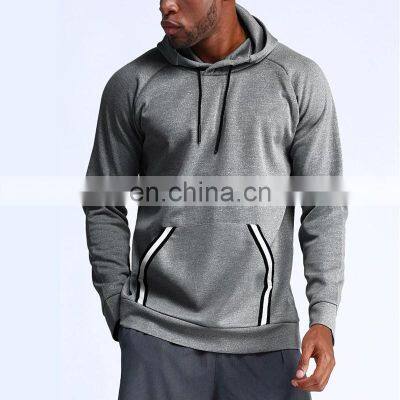 2021 Fashion New Arrival boy's active wear beautiful solid color customized logo men hoodies