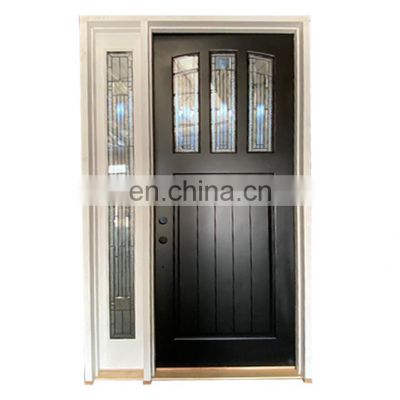 new modern grey front solid core prehung exterior door design entry double door fiberglass with sidelights