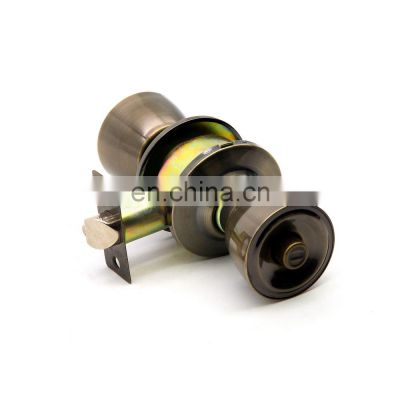Hot sale combo lock set style entry round knob lock and keyed alike single cylinder deadbolt lock
