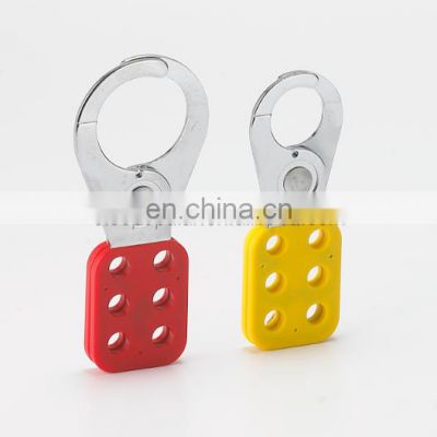 safety lockout hasp with plastic coated