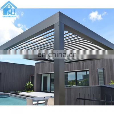 porch motorized aluminum patio automatic louvre roof