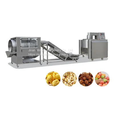 High Quality Large Scale Commercial Caramel Popcorn Machine Industry Popcorn Processing Line