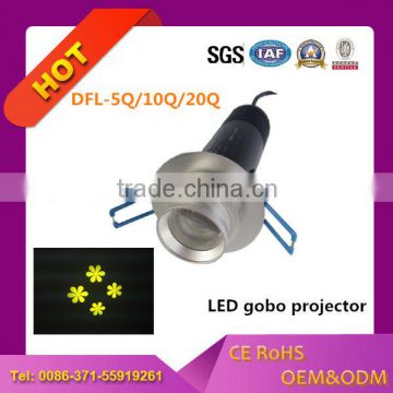 2016 popular indoor use static led gobo projector