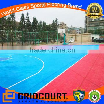 2015 outdoor collegue basketball court flooring
