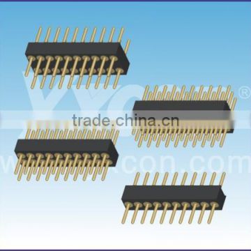 Made in China 1.27mm pitch PCB application straight Machined pin header connector