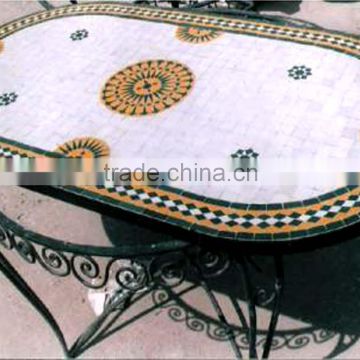 Moroccan mosaic table