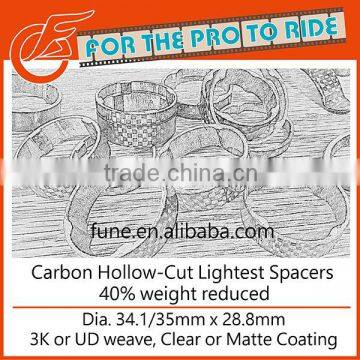 Bicycle Parts Hollow-Cut Carbon Spacer