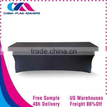 hot sell rectangle rectangular elastic polyester spandex table cover