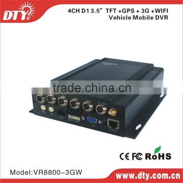 2015 shenzhen DTY manufacturer 4 ch gps tracking 3g remote vehicle blackbox dvr ,VR8800-3GW