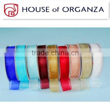 2014 Wholesale Colorful Polyester Organza Ribbon
