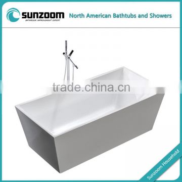 SUNZOOM plastic rectangular tub,rectangular hot spa tub,corner tub