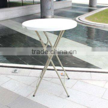 Dia80*high 110cm plastic folding Bar Table