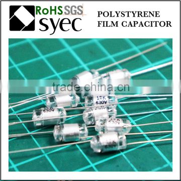 Factory Brand Axial Lead 56pF 50V Polystyrene Film Capacitor