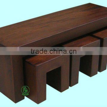 nest of tables,home furniture,coffee tables,mango wood furniture