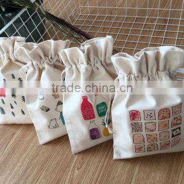 Durable and cheap mini cotton drawstring bag for storage                        
                                                Quality Choice