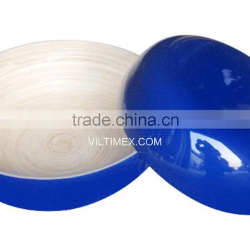 Best selling color Bamboo bowl, non-toic, cheap price, handmade in Vietnam