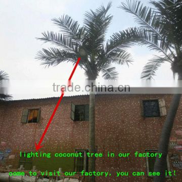 artificial date palm tree with LED light lighting tree China manufacturer