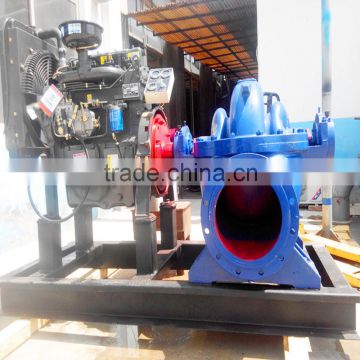 Single-stage Double-Suction Centrifugal Pump with diesel engine for sale