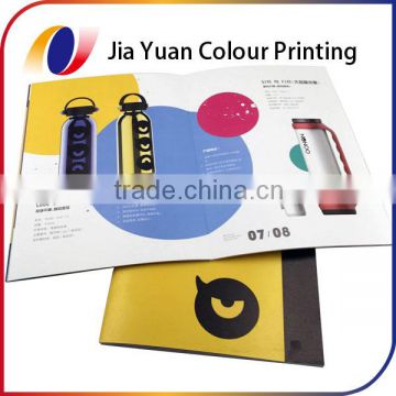 Staple colour book offset printing photo book soft cover perforate