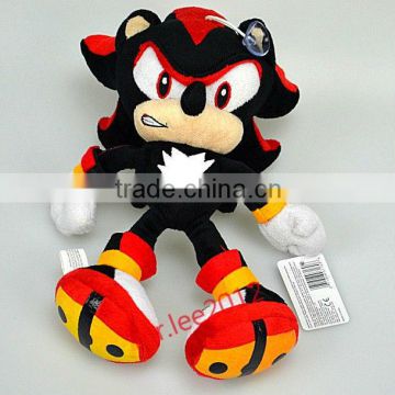Sonic the Hedgehog Shadow Plush Figure Doll SEGA 10"/25.5cm