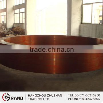 Large Diameter Construction cement plant casting alloy ring tyre