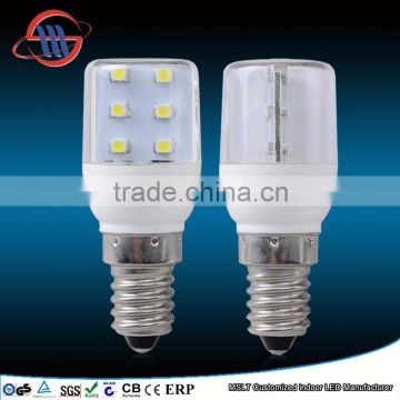 Fridge led T25 E14/E17 0.8W 12pcs SMD 2835 refrigeator lamp 2700-6500k PC cover