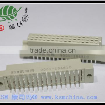 female Row3 stright Din 41612 connector 48 pins