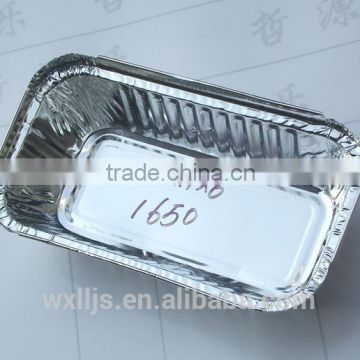 disposable aluminum foil container/tray/lunch box with lid