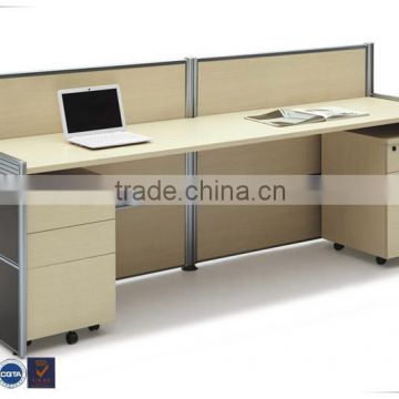 Wholesale two-seater simple office desk/ reception counter