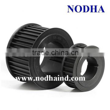 Taper bushed timing pulley steel material