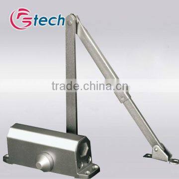 Light duty door closer with aluminum material