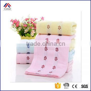 Small Flowers Pattern Female Cotton Towel