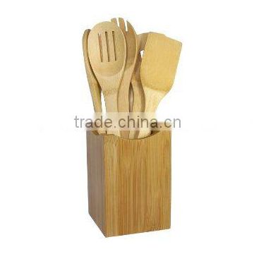 High quality Bamboo Kitchen cooking tool bamboo untesils set