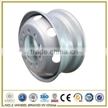Steel rim for OEM manufacture in truck tubeless wheel rim