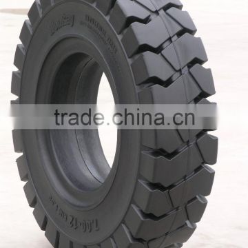 china supplier famous brand solid tire 5.50-15 for forklift tuck