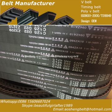 LEXUS TOYOTA  Renault auto timing belt transmission belt power ruuber belt 77 00 102 047/87MR17/77 00 101 248/132RU27.4/8201069699/77 00 106 243/128RU27 optibelt gates dayco timing belt