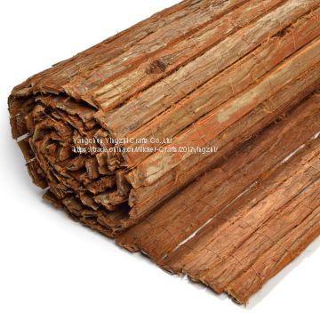 Cheap rural style  single/double faced tree bark screening roll fence