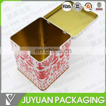 tobacco or tea square tin container manufacturer
