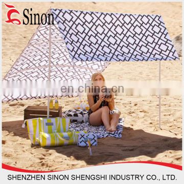 2016 pop up ripstop canvas ground tent for camping beach tent