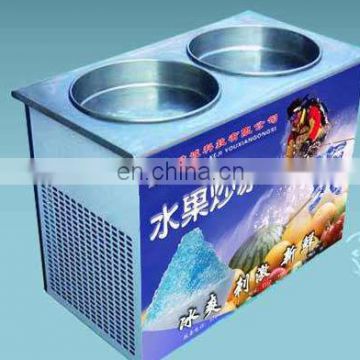 Electrical Manufacture frozen yogurt rolls fry ice cream machine with real fruits