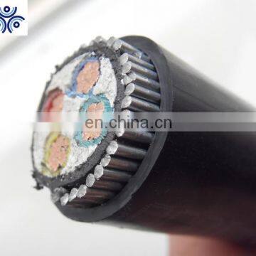 NYRGBY Copper conductor PVC insulation and sheath Steel wire and tape armoring Power Cable