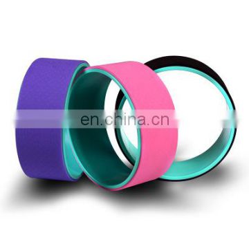 China Factory Price Home Fitness Colorful Massage Eco Yoga Wheel set Custom Patterned Yoga Wheel