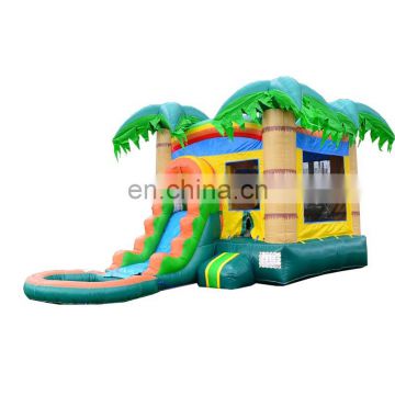 Jungle Bounce House Combo Commercial Bouncing Castles Inflatable Kids Jump Bouncer Castle Water