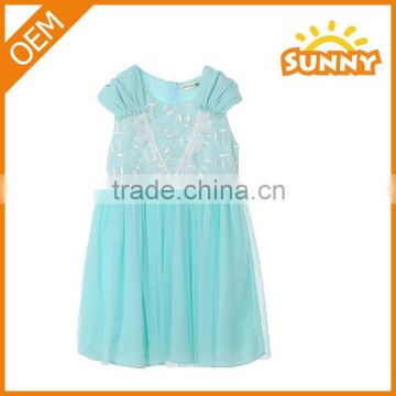Wholesale 2015 Summer Chiffon Dress of Baby Girl Clothing