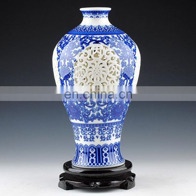Chinese Blue and White Porcelain Flower Vase For Retail and Wholesale