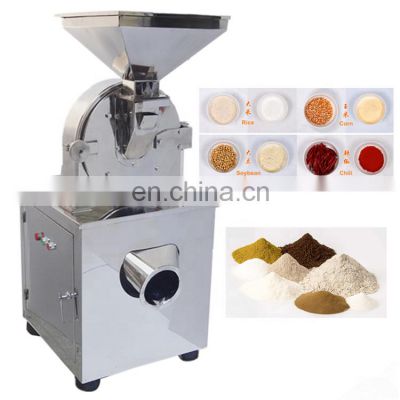 Automatic fine powder grinding pulverizing making machine auto stainless steel dry flour grinder pulverizer cheap price for sale