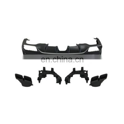 CLY Car bumper For Mercedes-benz GLE class COUPE modified GLE 63 AMG diffuser with exhaust pipe