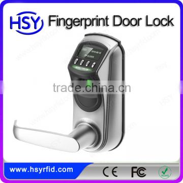 2016 New Zinc Alloy Biometric Fingerprint Door Lock for Wooden and Glass Door