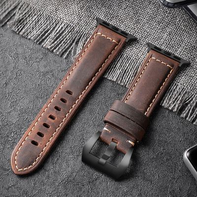 For Apple Watch Band 42mm 38mm Genuine Leather Replacement Strap for iWatch Band for Apple Watch Series 6 se Sport and Edition