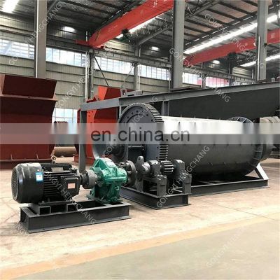 Large Capacity Mini Gold Mining Wet Grinding Machine 500kg Per Hour 600X1200 Diesel Engine Copper Small Horizontal Ball Mill